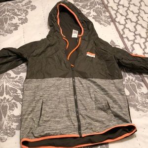 Reflective rain jacket